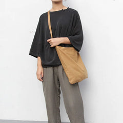 Casual Canvas Tote Bag Women Shopper Messenger Bag Female Girls Top-handle