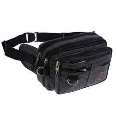 Casual Canvas Waist Packs Purse Men Bag Portable Vintage Waist Bag