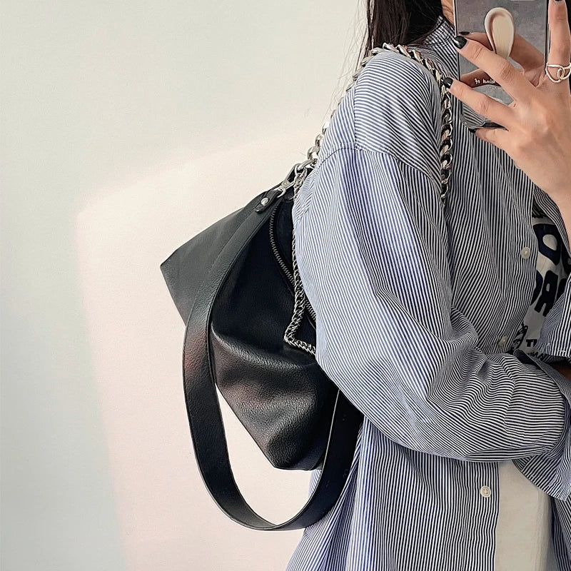 Women's Chain Crossbody Bag Handbags Underarm Bags