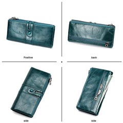 RFID Wallet Women Long Womens Wallets Clutch