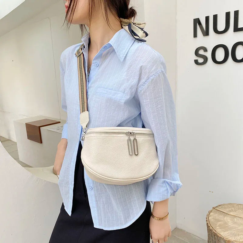 Stylish Cowhide Shoulder Bag for Women