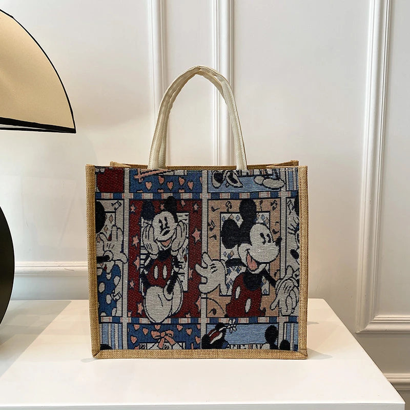 High Natural Recycled Tote Bags Jute Shopping Gift Bag Women Purse and Handbags