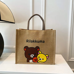 High Natural Recycled Tote Bags Jute Shopping Gift Bag Women Purse and Handbags