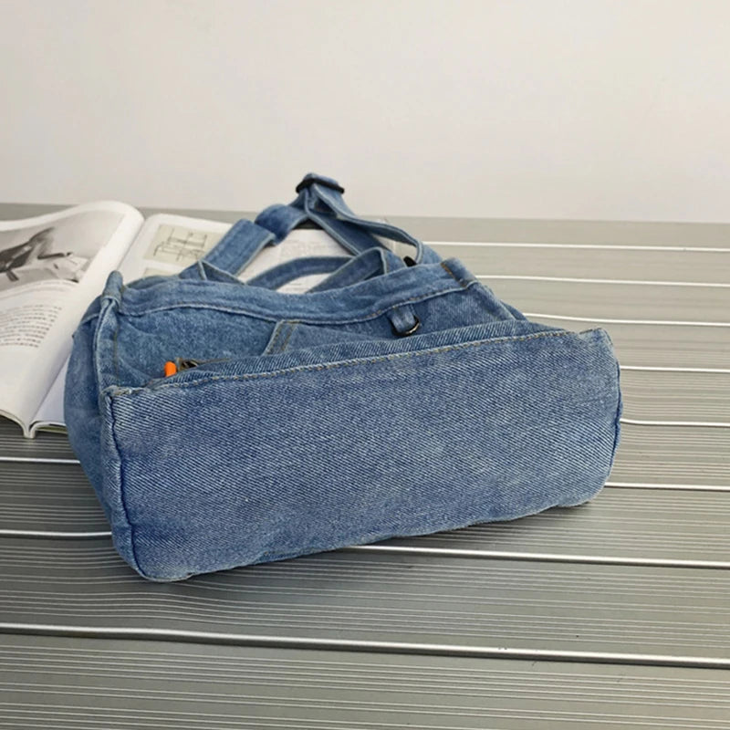 Denim Shoulder Bag Small Handbag Lady Travel Purse