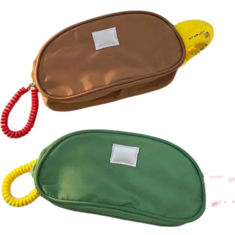 Waterproof Nylon Square Tote Bag Cosmetic Bag