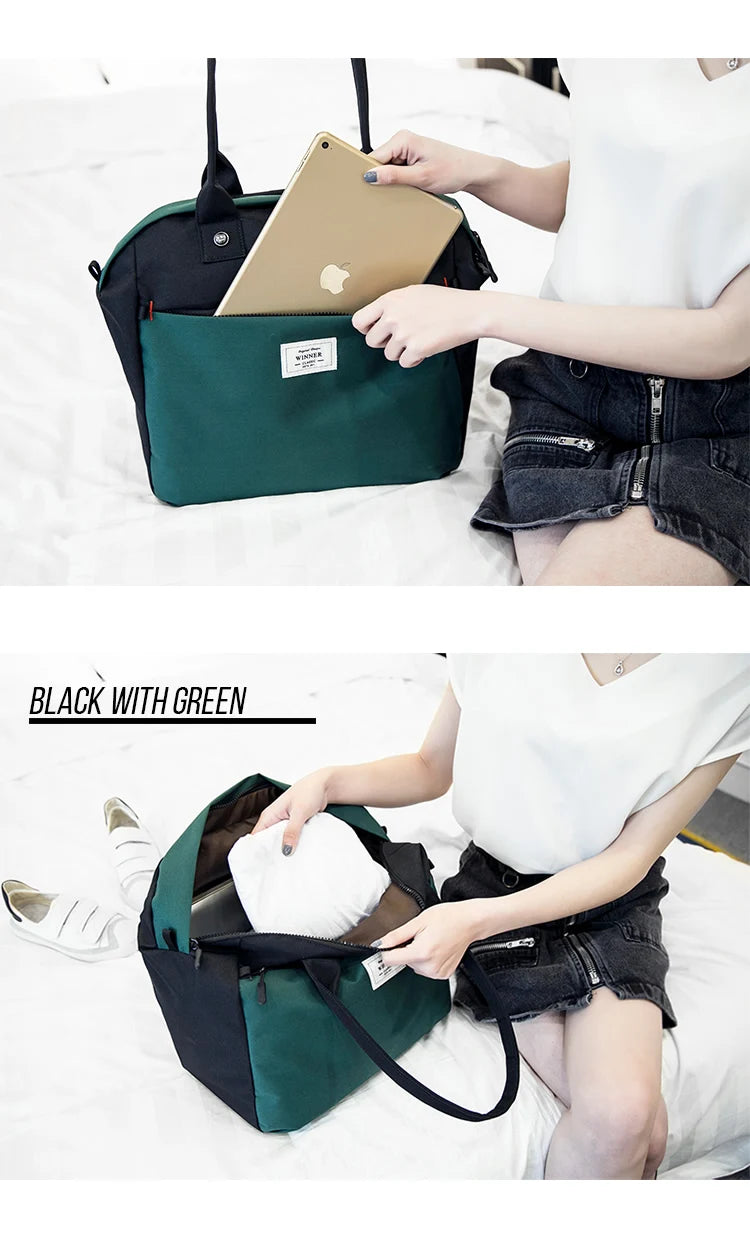 Colorful Casual Small Travel Tote For Women