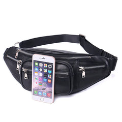 PU Chain Waist Bag Bananka Travel Leisure Fanny Pack Men And Women