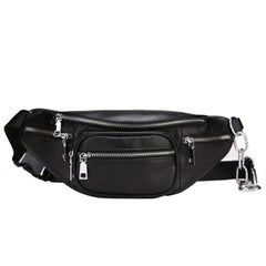 PU Chain Waist Bag Bananka Travel Leisure Fanny Pack Men And Women