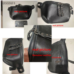 High First layer cowhide Women Handbag 100% Leather Ladies Shoulder Bag Chain