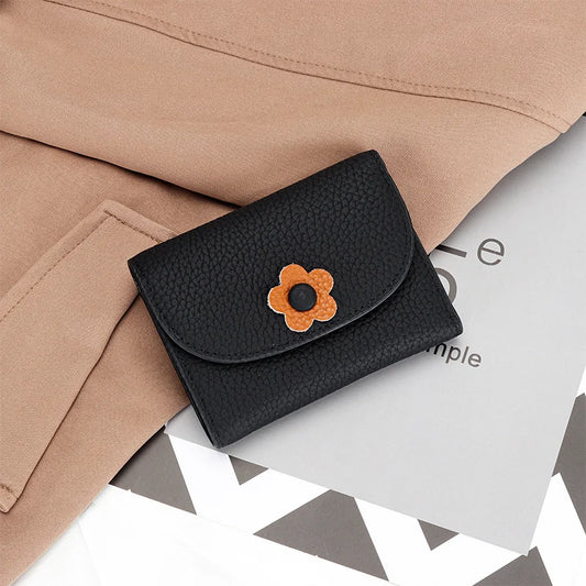 High Flower Women's Wallet Short Ladies Coin Purse Holder Small Money Bag Clutch
