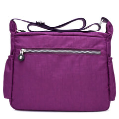 Rural Style Waterproof Nylon Messenger Bags Large Capacity Lady's Crossbody Bag