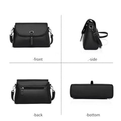 High Leather Handbags Women's Bags Female Crossbody Bag Natural Cowskin