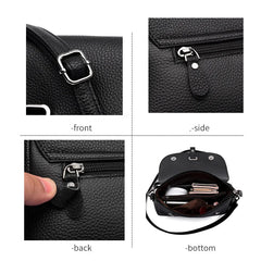High Leather Handbags Women's Bags Female Crossbody Bag Natural Cowskin