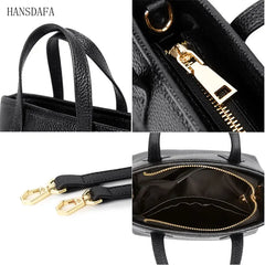 Women's Leather Shoulder Crossbody Bag Solid Cow Leather Handbag