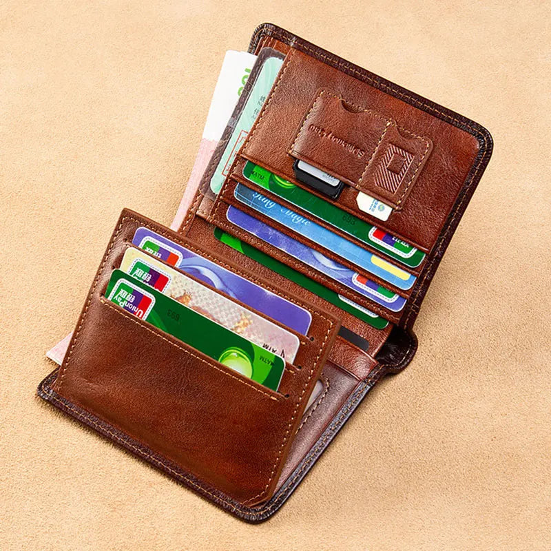 Leather Wallet Owl Flower Print Purse