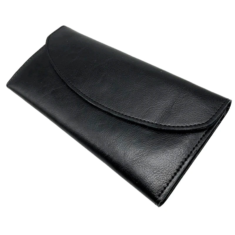 Women Wallet Long Money Bag Purse Oil Wax Slim Ladies Purse