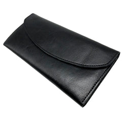 Women Wallet Long Money Bag Purse Oil Wax Slim Ladies Purse