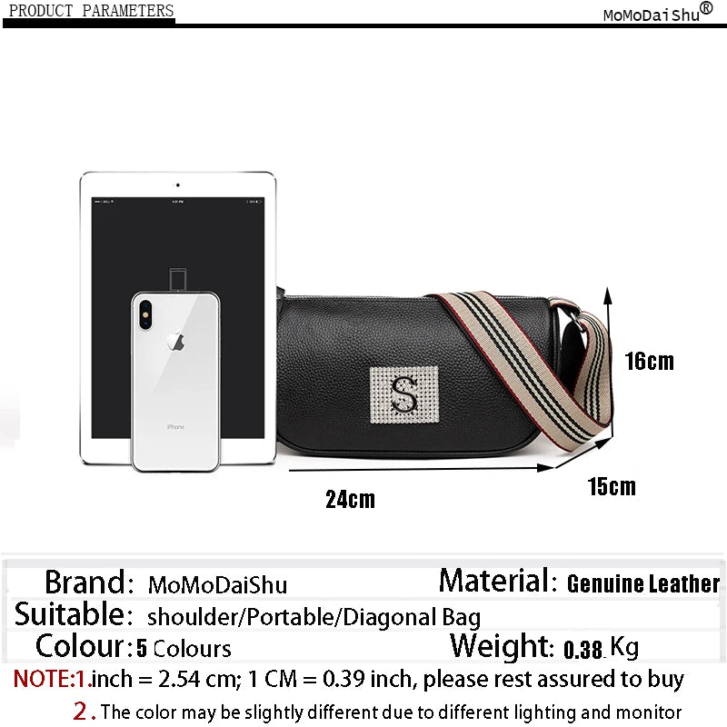 High Leather Women Handbags Female Messenger Bag Ladies Shoulder Bags