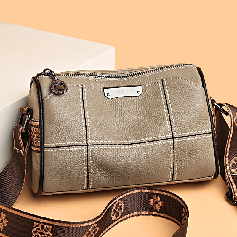 Women's Leather Shoulder Crossbody Bag Handbag