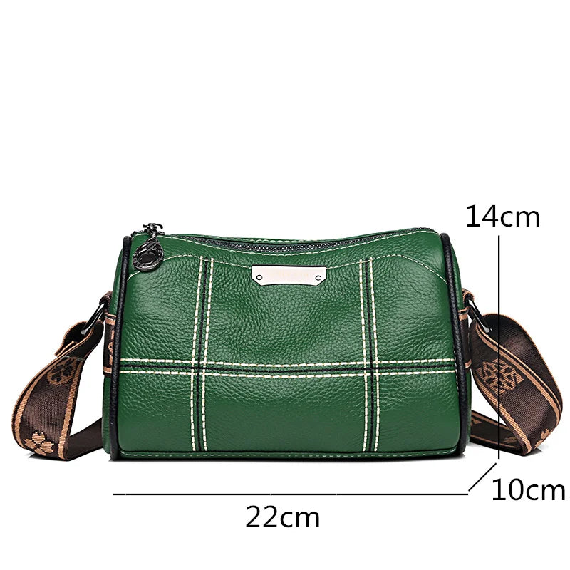 Women's Leather Shoulder Crossbody Bag Handbag