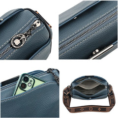 Women's Leather Shoulder Crossbody Bag Handbag
