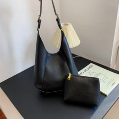 High Handbags For Women Bucket Bag Latest Style PU Leather Female Crossbody Bags