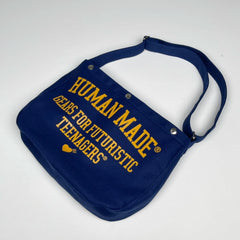 Vintage Canvas Couple Shoulder Bag Men Women Love 1:1 Human Made Fashion