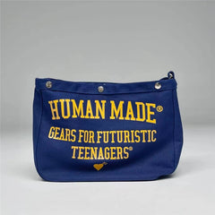 Vintage Canvas Couple Shoulder Bag Men Women Love 1:1 Human Made Fashion