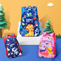 Kids School Bags Orthopedic Backpack Animal Zoo Printed Mochila Escolares