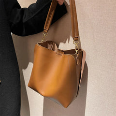 Retro Handbag Autumn Winter Solid Shoulder Messenger Bag
