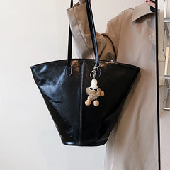 Large Capacity Shoulder Bags For Women Totes Handbags PU Leather