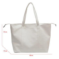 Large Capacity Soft Leather Women Bag Travel Shoulder Bag Tote Shopper Handbag
