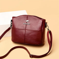 Small Leather Crossbody Bag Women Shoulder Messenger Bags