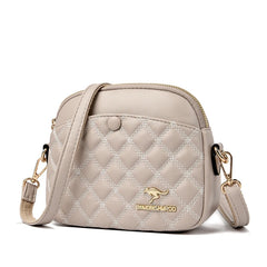 Women's Small Leather Crossbody Bag Flap Messenger Shoulder Handbag