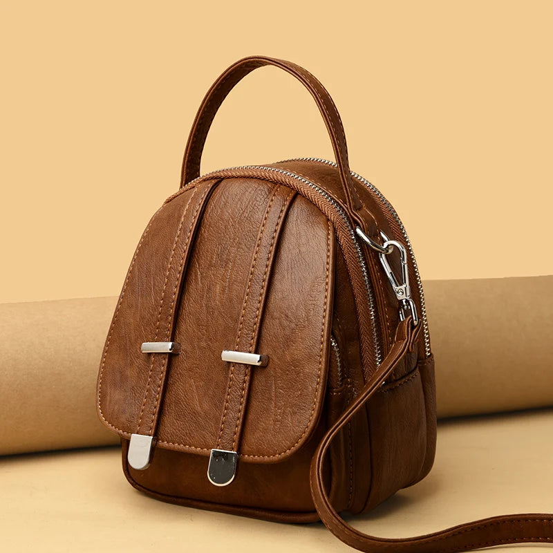 High Leather Handbag Women Bags Casual Tote Crossbody Bags