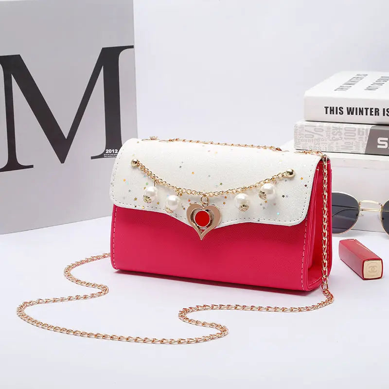 Vintage Leather Messenger Bag for Women Crossbody Clutch Purse