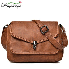 High Leather Women Shoulder Bag Crossbody