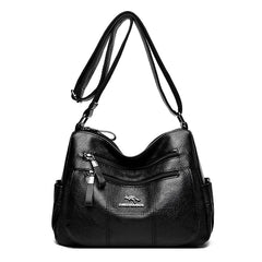 Leather Crossbody Bags for Women Handbags High Messenger Bag