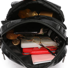 Small Leather Crossbody Handbag Women's Casual Shoulder Bag