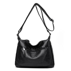 High Leather Tote Ladies Casual Shoulder Crossbody Sac Female