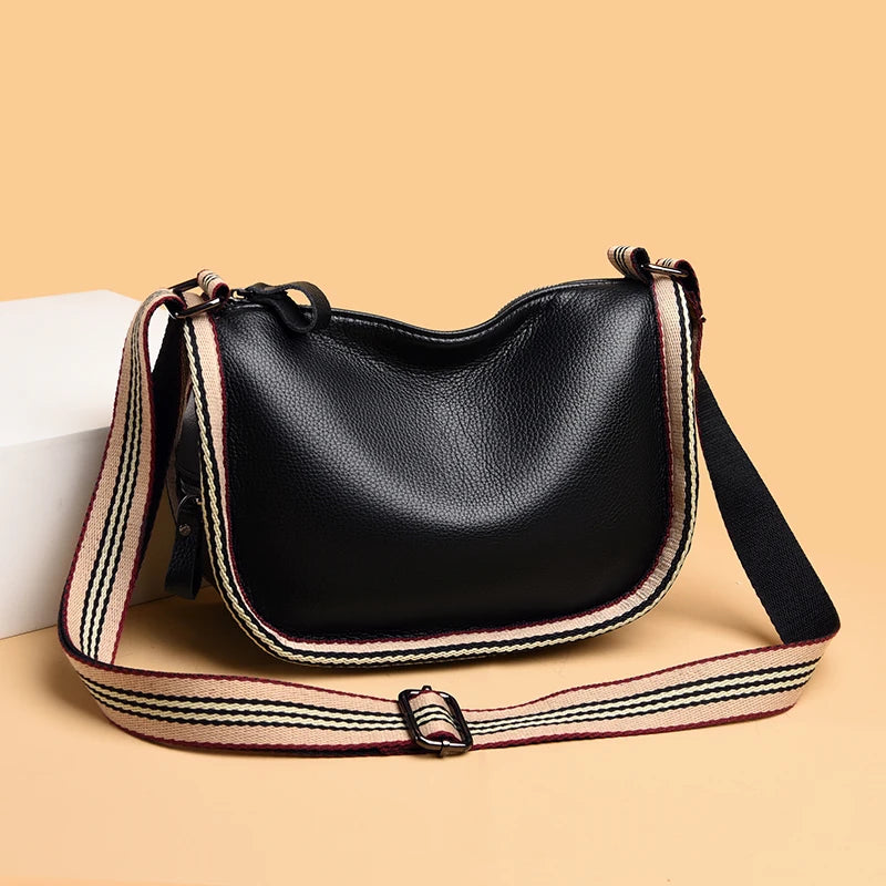 Leather Crossbody Bag for Women Shoulder Handbag Tote Bag