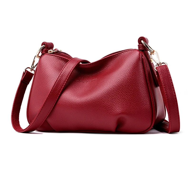 Leather Shoulder Bags for Women Female Tote Bags Ladies Daily Handbag