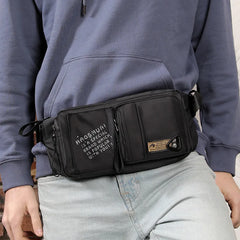 Military Shoulder Bag Anti-theft Hip Bum Men Nylon Fanny Pack