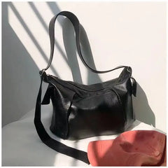 Minimalist Shoulder Bags Women Zipper Large Capacity Couples Student Crossbody H