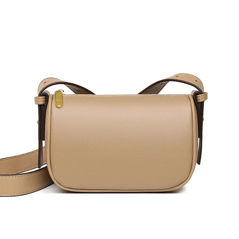 Natural Cowskin Female Shoulder Crossbody Tote Leather Bags for Women