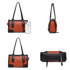 High Natural Cowskin Women's Shoulder Bag Handbags Leather Crossbody Tote