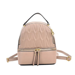 Teenager Girls Shoulder Bag Pu Leather Small Packpacks Ladies Travel Bag