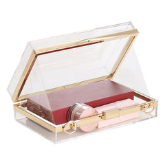Women Acrylic Evening Shoulder Bag Bridal Clutch Party Prom Wedding Handbag