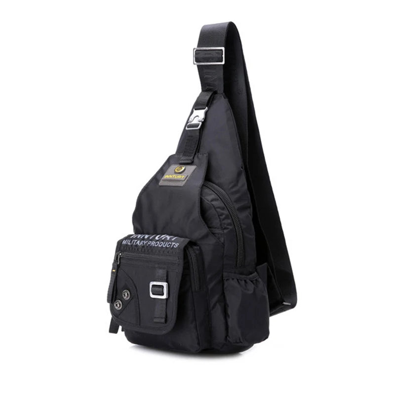Nylon Men Chest Shoulder Cross Body Bag Casual Rucksack Knapsack Travel