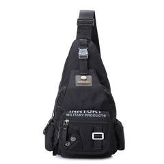 Nylon Men Chest Shoulder Cross Body Bag Casual Rucksack Knapsack Travel